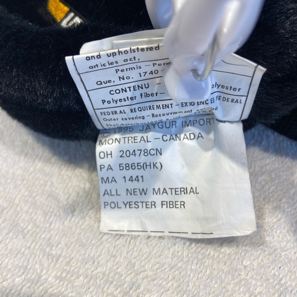 New NHL Mighty Ducks Anaheim Black Plush Waist Crossbody Pouch Bag Unisex - Picture 8 of 10